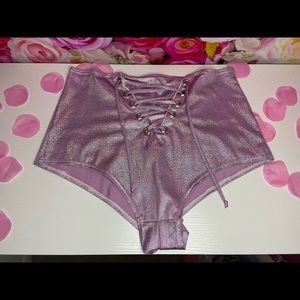 Two-Piece Holographic Festival Outfit